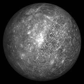 The planet Mercury