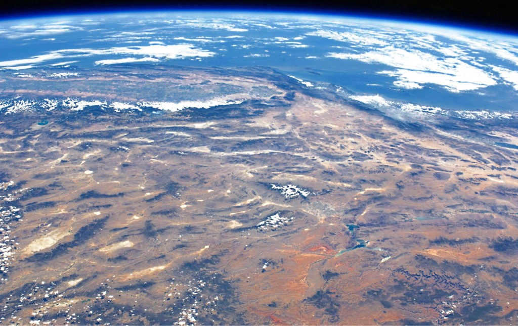 Photo of land from space (Arizona)