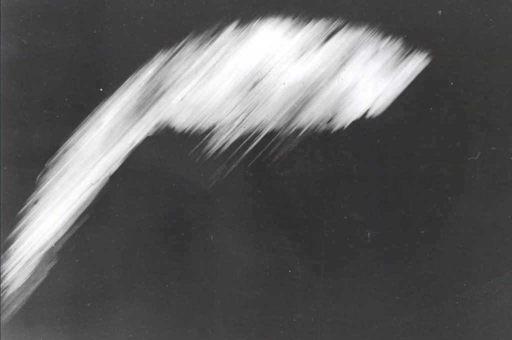 Photo of the Earth from Explorer-6, 1959.