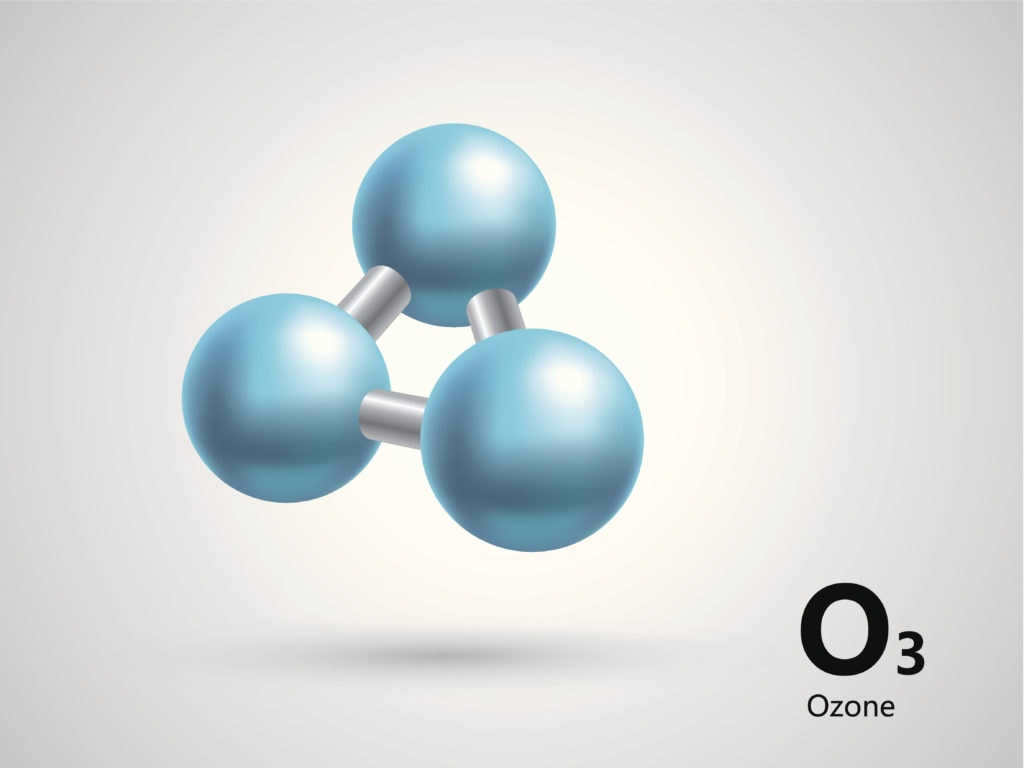 Ozone molecule