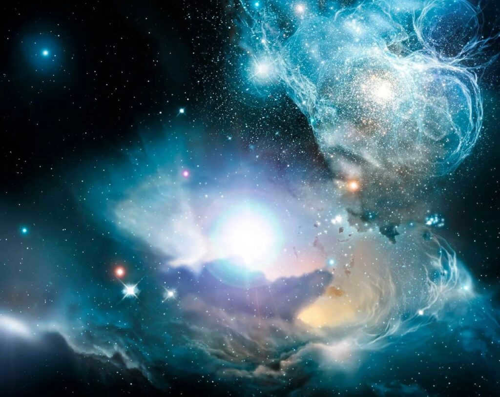 How is the chemical composition of stars recognized? How has the homogeneity of the universe been proven? 1