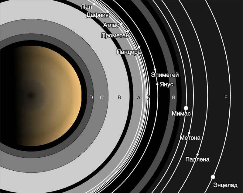 Saturn's inner satellites