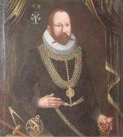 Tycho Brahe. The author of the portrait is not known