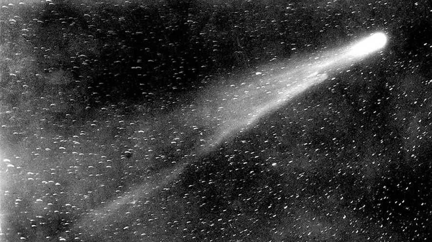 First images of Halley's Comet