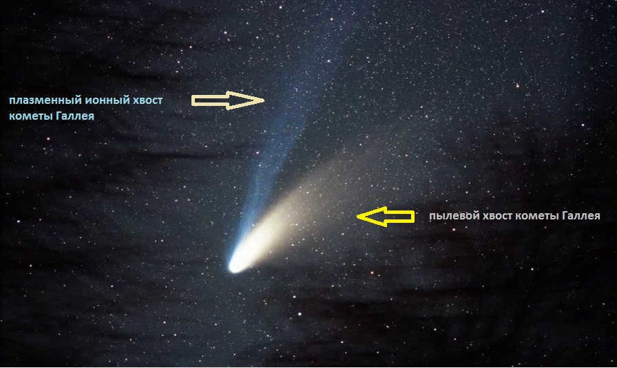 Comet dust and tails