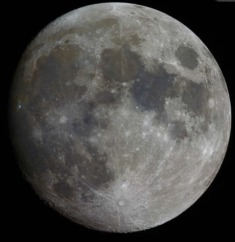 Amateur photo of the Moon