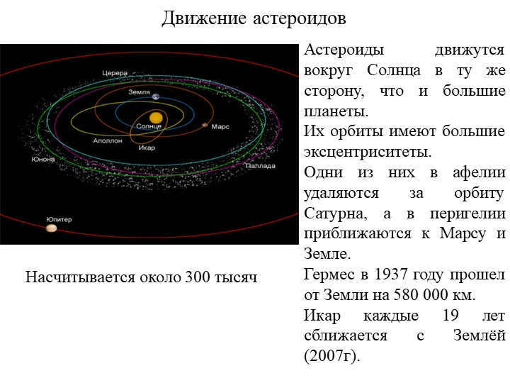 Asteroid motionAsteroids move around the Sun in the same direction as bo. 