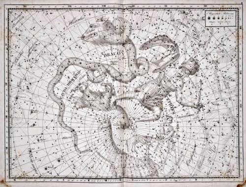 The constellation Cepheus from the Uranographia Atlas of J. E. Bode (Berlin 1801)