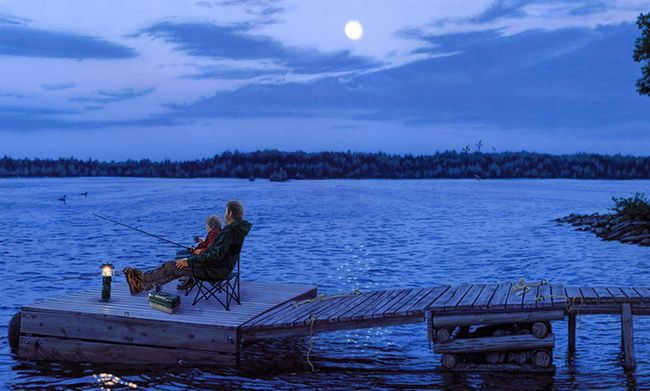 The Moon affects the fish