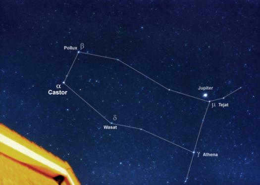 All about the star Castor from the constellation Gemini.