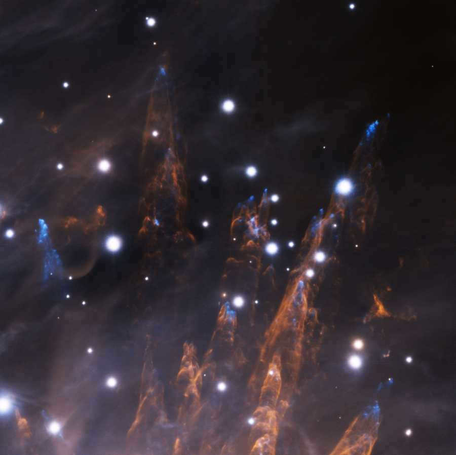 A new photograph of the Orion Nebula taken by the Gemini Telescope
