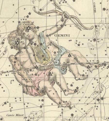 Gemini constellation stars