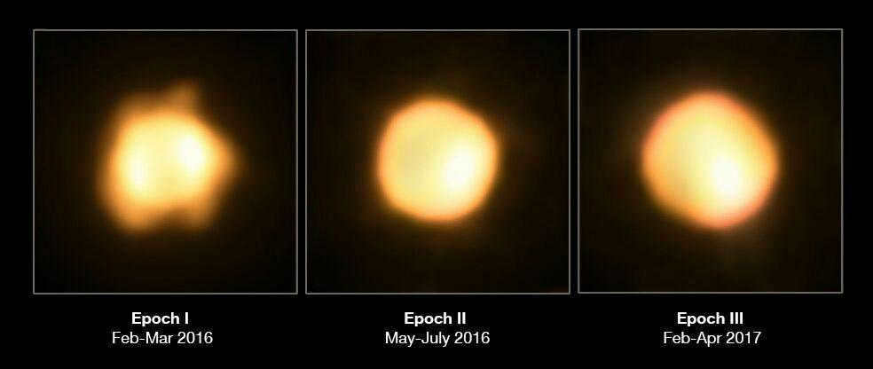 Betelgeuse brightness changes