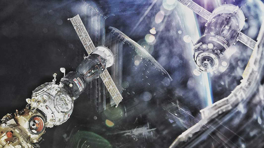 Undocking of the Soyuz MS-19 spacecraft from the ISS