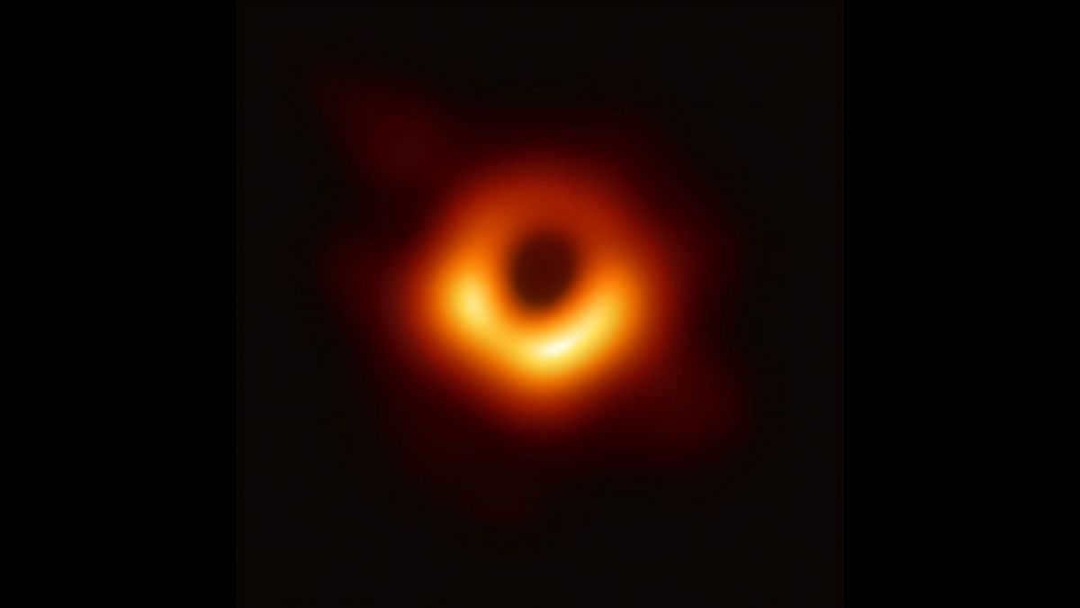 Photo of black hole