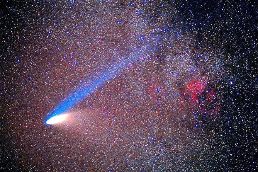 Comet Hale-Bopp attracted a great deal of attention during the arrival period from the Oort cloud