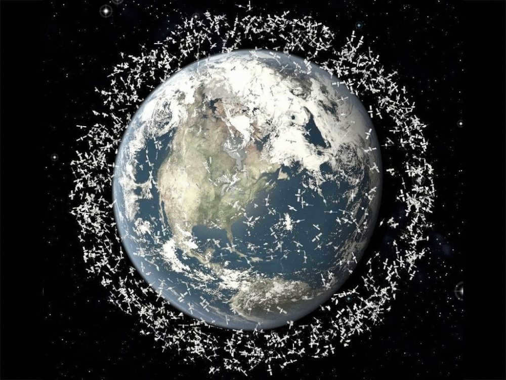Garbage in orbit