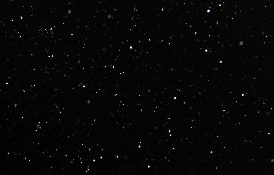 Image of space as seen by the human eye
