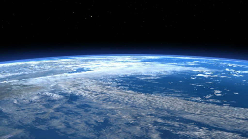 Photo of the interplanetary medium above the Earth