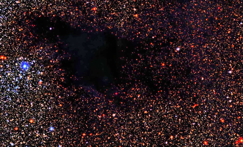 Void in outer space