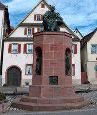 Monument to Kepler in Weil der Stadt