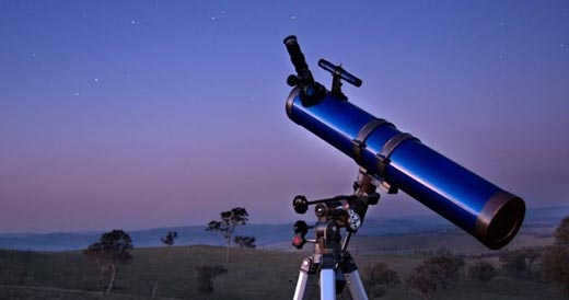 What is a telescope and what can I see in it?