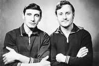 Test friends Yevgeny Kiryushin (left) and Sergei Nefyodov.