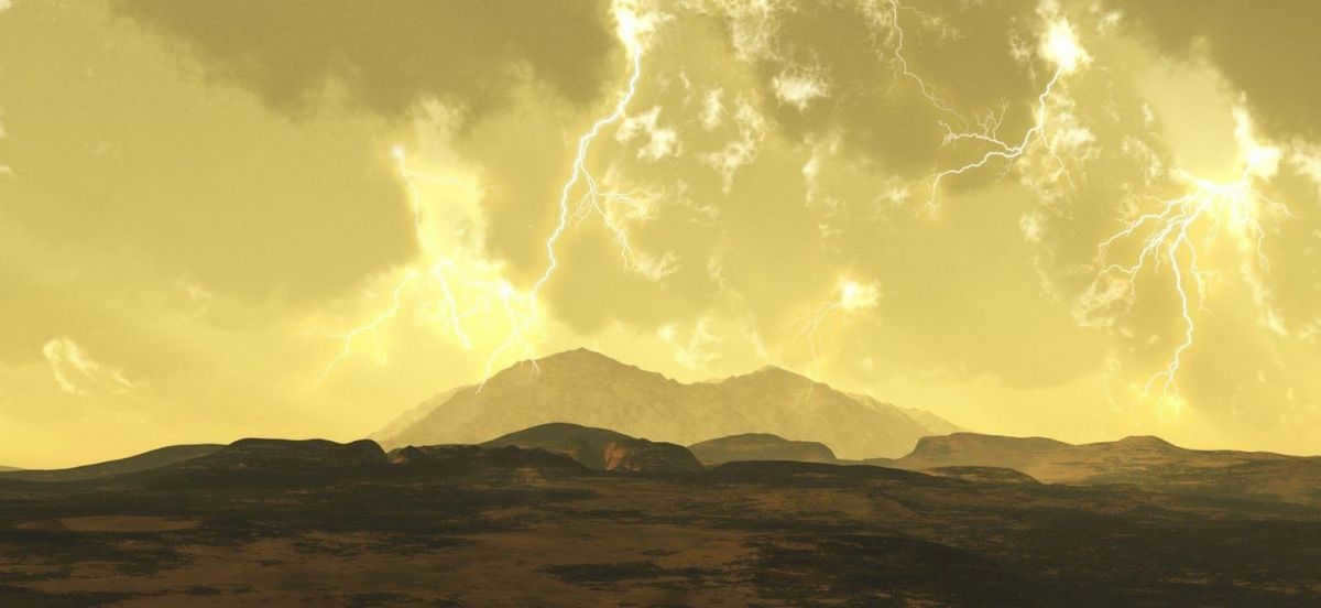 Atmosphere of Venus - The Morning Star, where hurricane winds and acid rain are blowing
