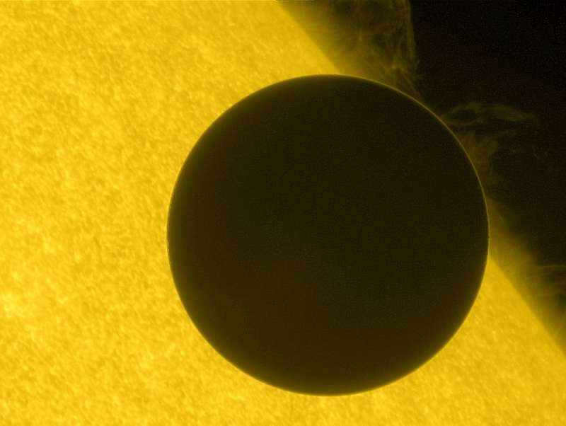 Venus against the Sun