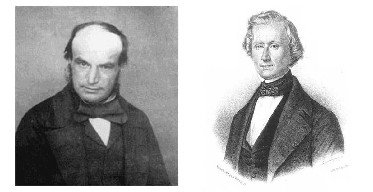John Couch Adams and Urbain Jean Joseph Leverrier