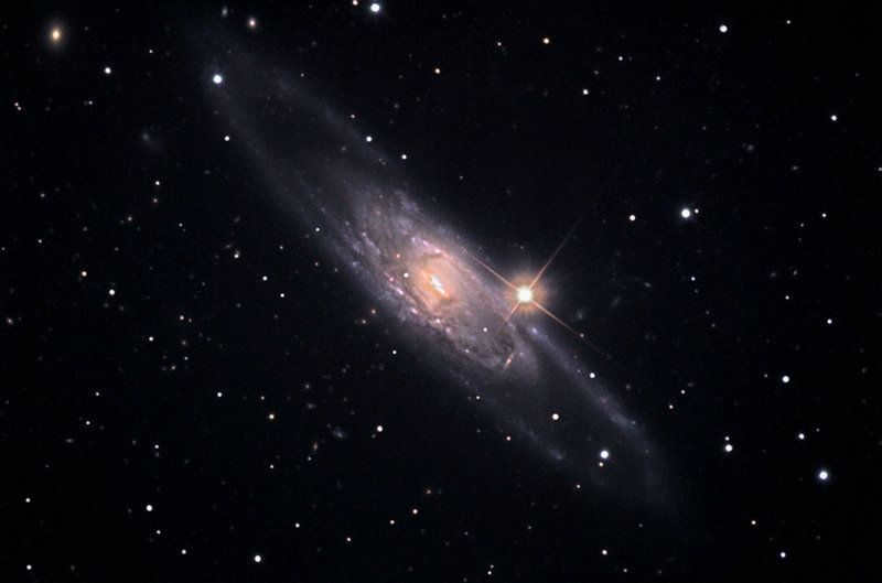 Galaxy NGC 5792 in the constellation Libra