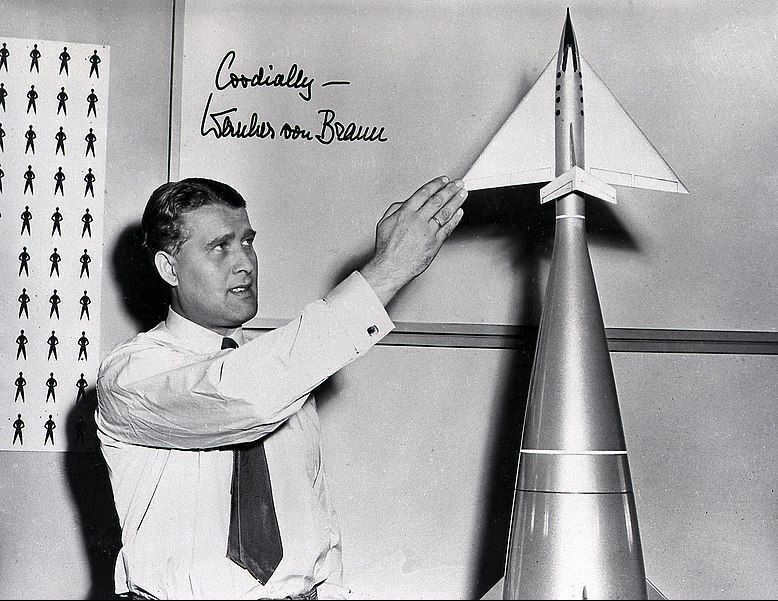 And Wernher von Braun was already advising Walt Disney. 