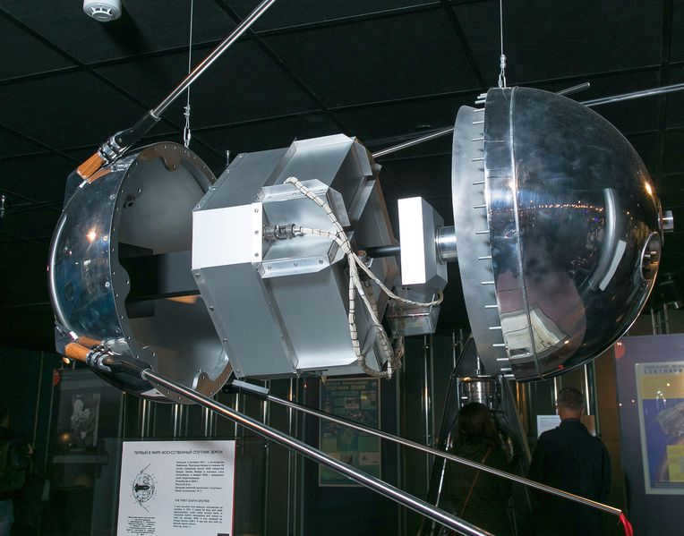 This is what was inside the first satellite. 