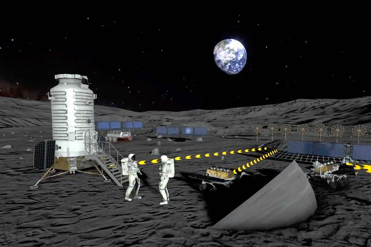 Concept for an international scientific lunar station