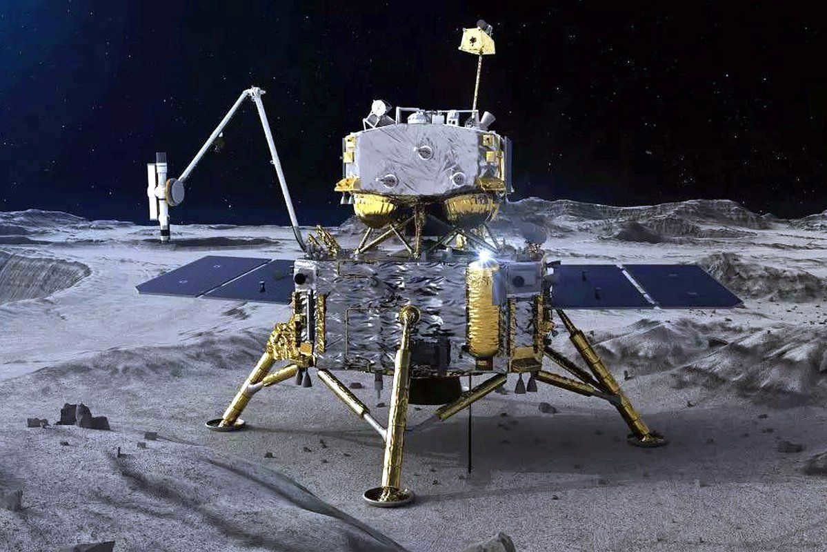 The Chang'e-5 lunar probe