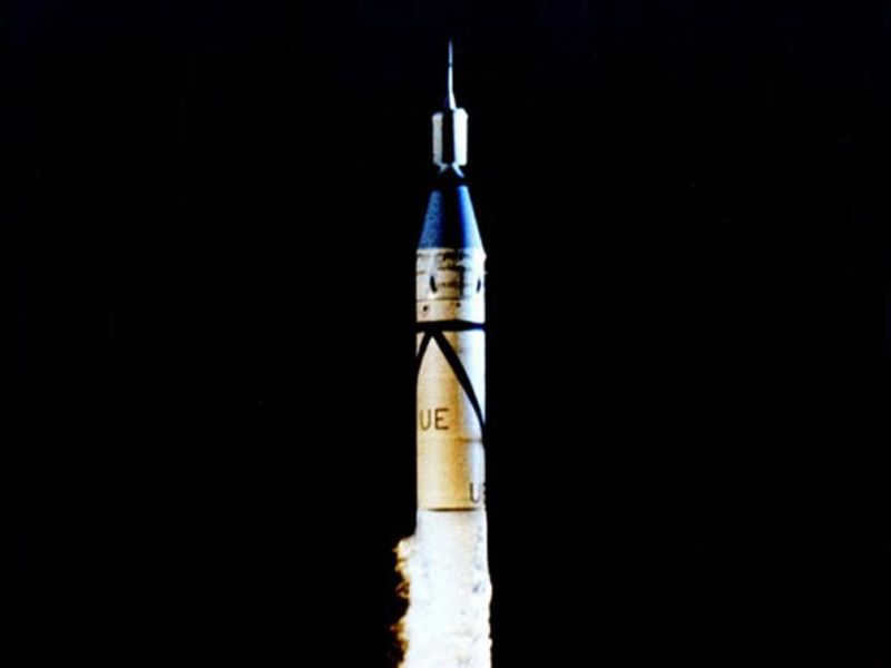 Photo: NASA / Launch of the Jupiter-C launch vehicle with the Explorer-1 satellite on board 