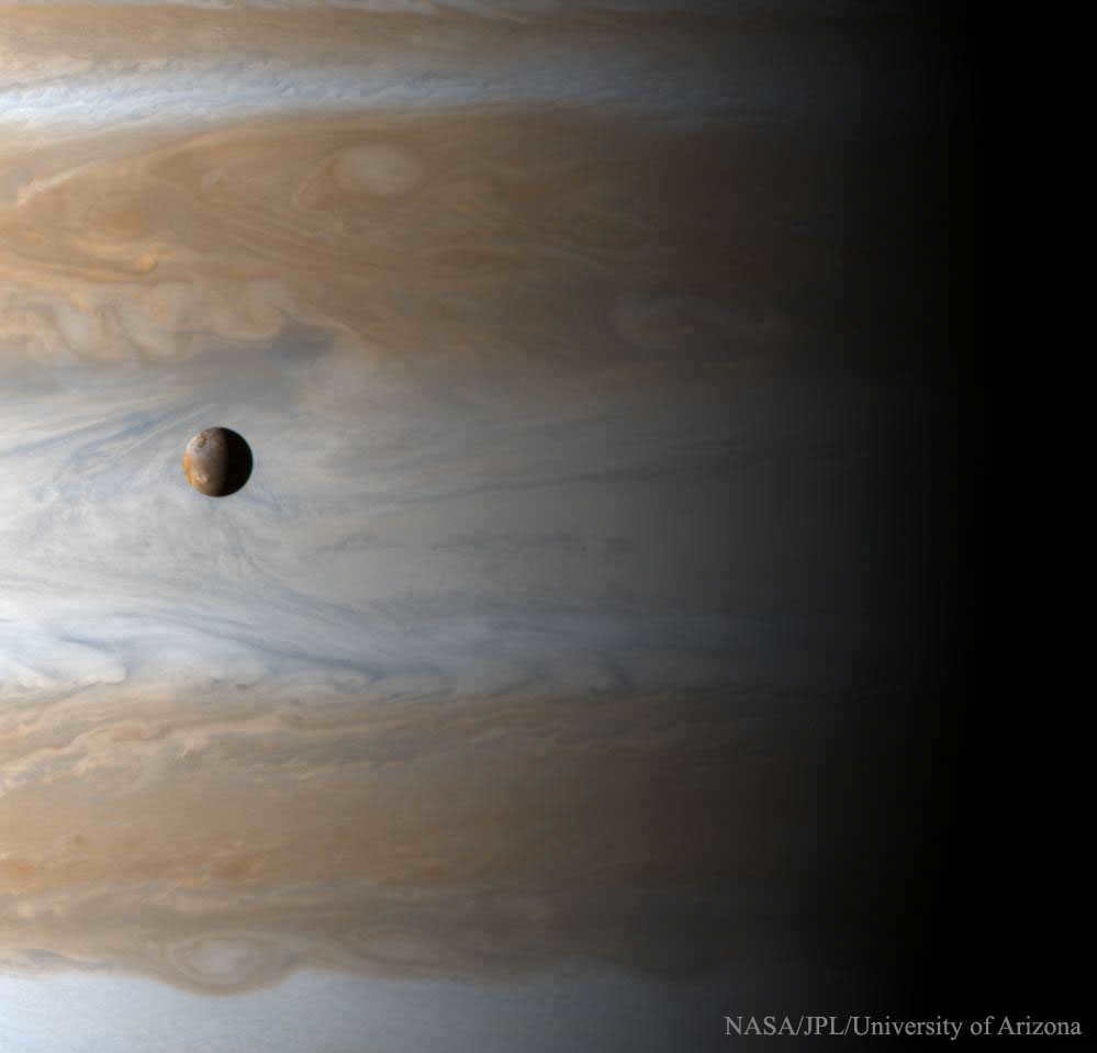 Io is notable for its volcanic activity.