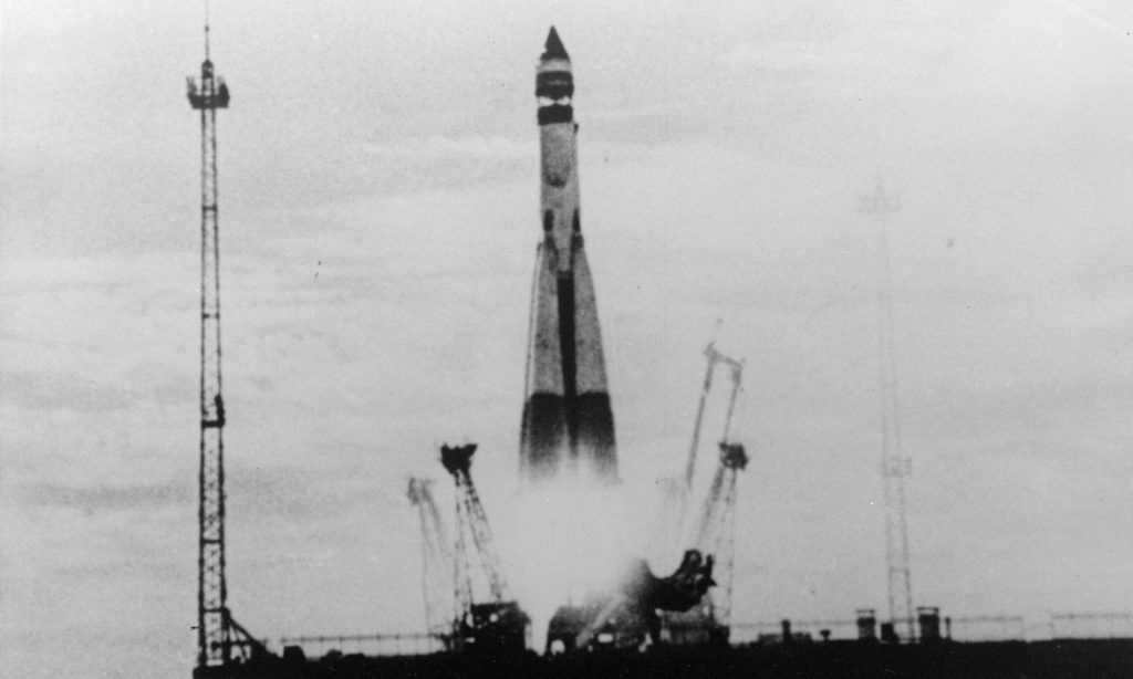 Launch of the first PS-1 satellite