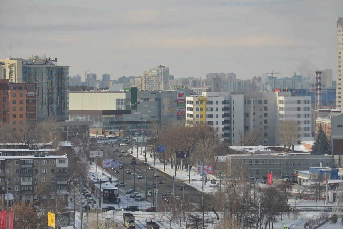 Chelyabinsk. Winter of 2023
