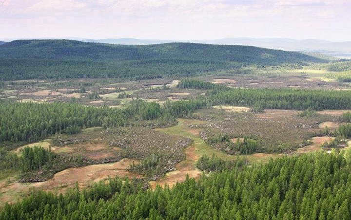 The site of the fall 100 years later