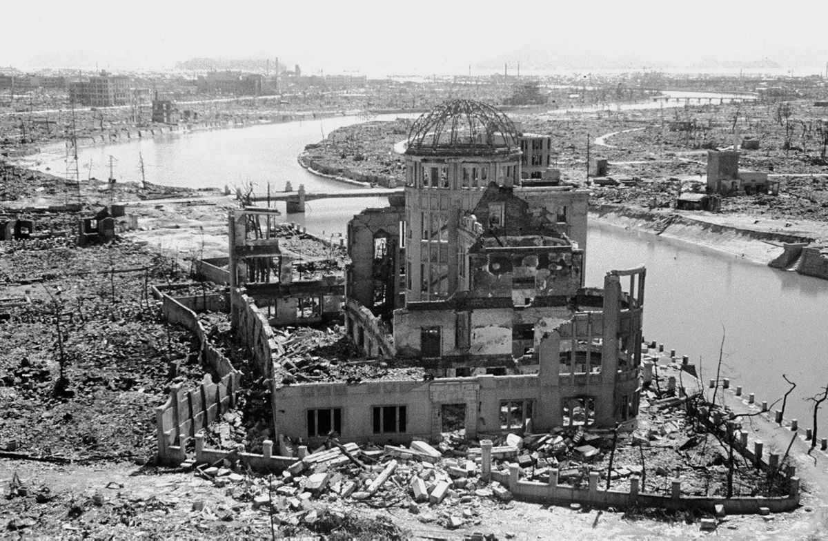 This house was 260 meters from the epicenter of the Hiroshima explosion.