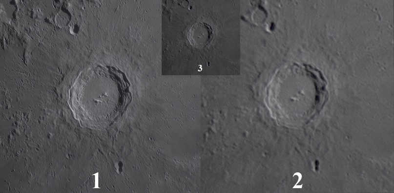 Collage of Copernicus Crater