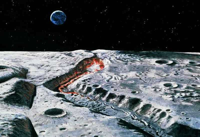 Volcanoes on the Moon