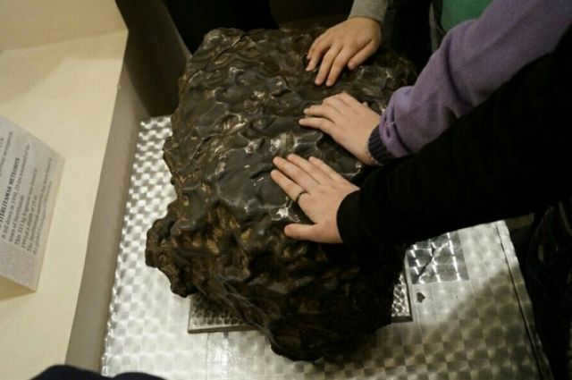 The largest found fragment of the Sterlitamak meteorite is now stored in the Museum of Archaeology and Ethnography of the Russian Academy of Sciences in Ufa. It is allowed to be touched with hands.