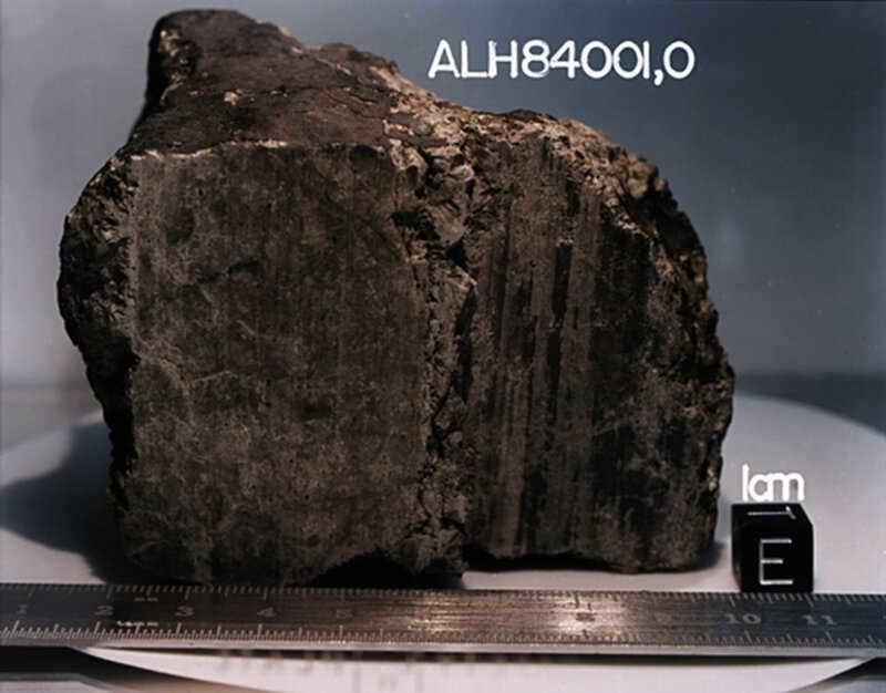 5. ALH84001: the most famous Martian meteorite (Antarctica)
