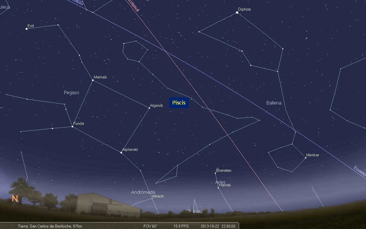 How to recognize the constellation of Pisces