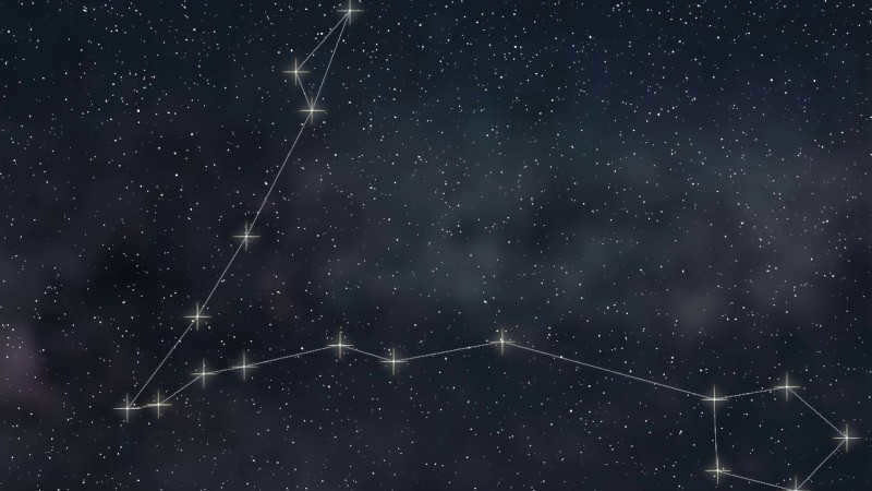 Location of stars in the constellation Pisces