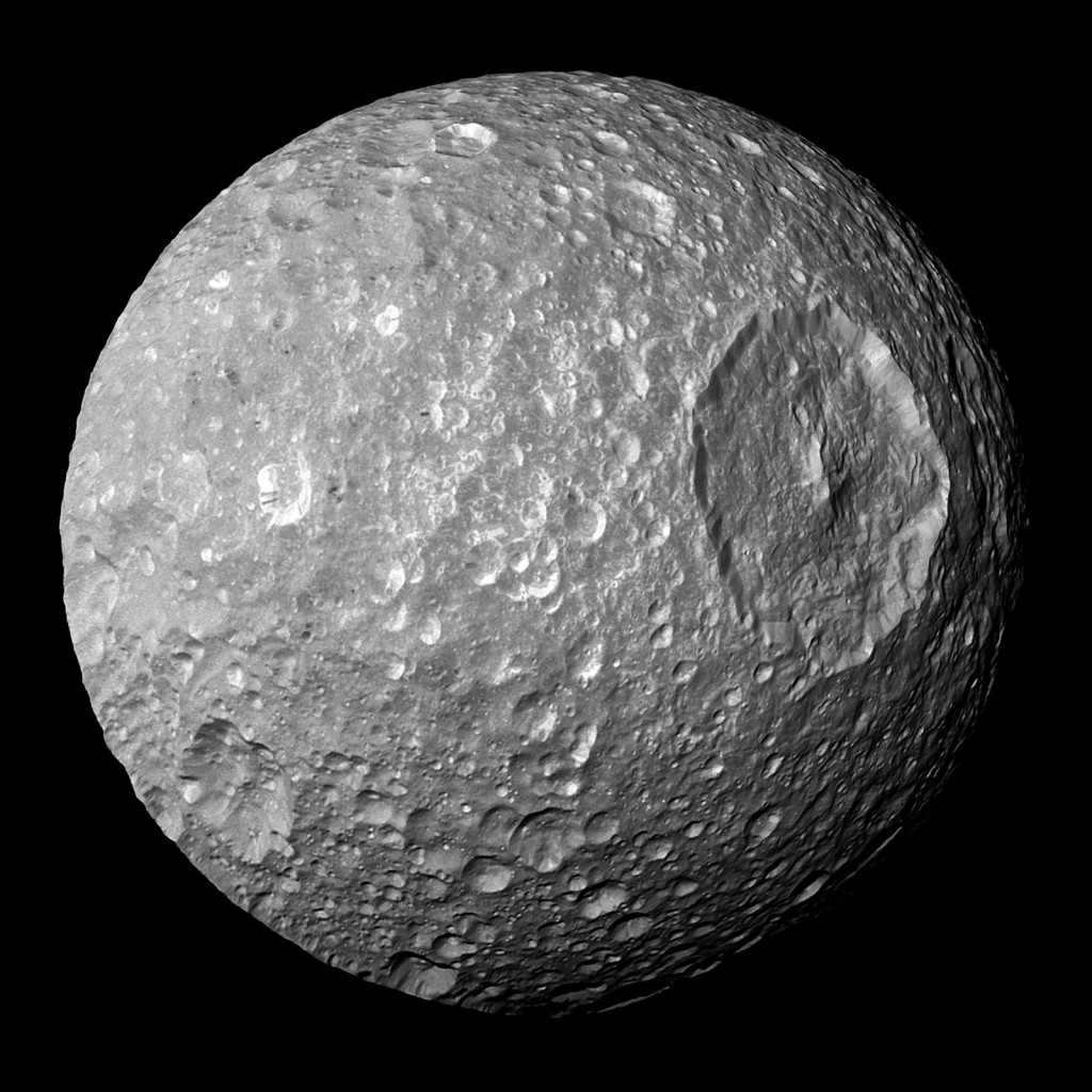 Mimas, Cassini image
