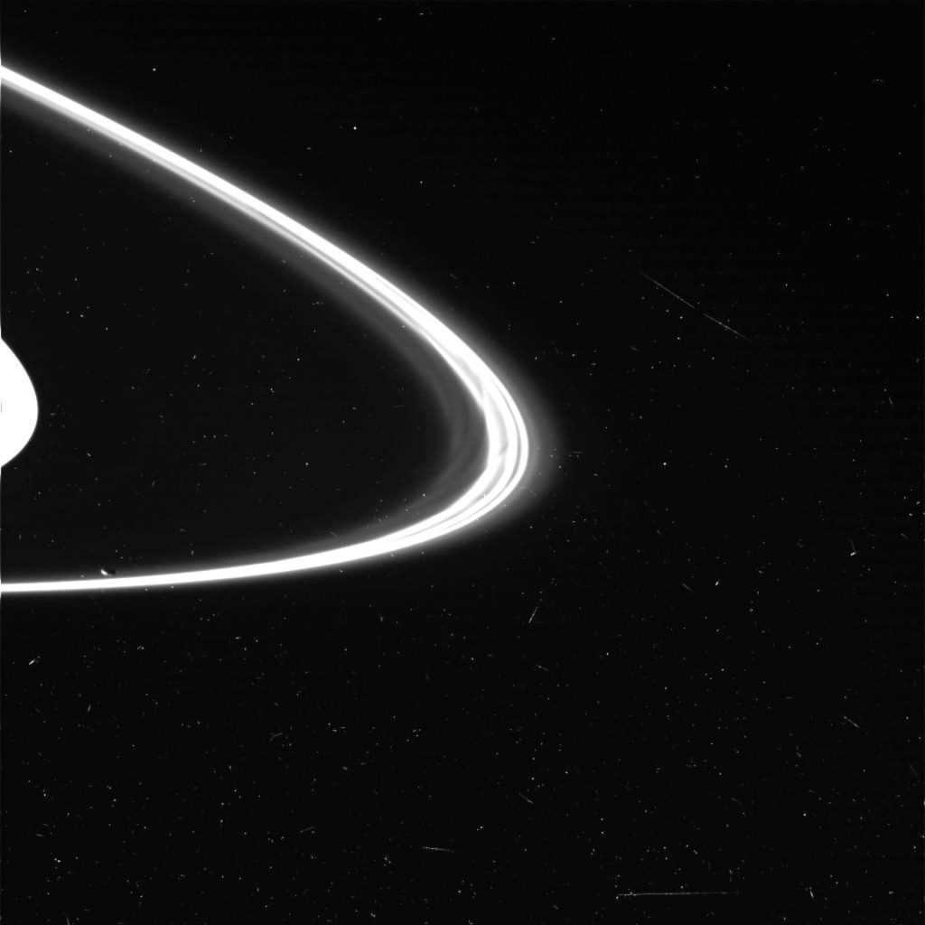 Saturn's rings, image taken by the Cassini probe