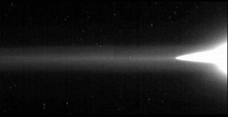The spider ring of Amalthea. Photo taken by the Galileo probe